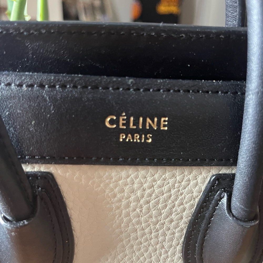 Celine Paris micro Leather nano luggage Crossbody W-A7-0174/W-CU-0174 - Picture 2 of 6